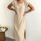 👗Ärmelloses Sommerkleid mit Seitenschlitz für Damen