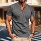 Herren-Freizeithemd Henley