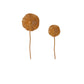 Antiker Gartenstecker aus Eisen in Form eines Lotusblatts