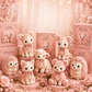 🎁Pink Enchanted Forest DIY Felt Patchwork Kit