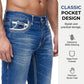 👖 AUSSERGEWÖHNLICHE AKTION 50% RABATT! ⏰ Herren Jeans mit Doppelnaht & Hoher Elastizität – Moderner Schnitt & Komfort – Strapazierfähiger Stretch-Stoff – Ideal für den Alltag oder Reisen – Zeitloser & Schlanker Look ✨🔥🛒