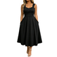 🔔 Letzte 100 Stück – solange der Vorrat reicht! Elegantes Damenkleid mit V-Ausschnitt und Taschen