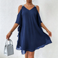 ✨👗 NUR FÜR KURZE ZEIT 50% RABATT! 💃Maxikleid mit V-Ausschnitt und Cut-Outs an den Schultern – Trendige Cut-outs und eleganter Fall – Ein echter Hingucker auf jedem Event.