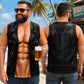 ❄️Sommerfrische 50 % Rabatt!✨Lustiges Herren-T-Shirt mit Fake-Muskelprint – Auffälliges Party-Shirt für BBQ, Motorradtouren, Partys & als Geschenk