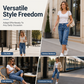 👖 Vintage-Cargo-Capri-Jeans mit Kordelzug am Saum – praktische Taschen & lässiger Stil für den Stadtalltag