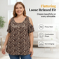 Lässiges Damen-Top mit Rundhalsausschnitt und Print