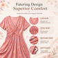 🌸 Blumiges Kleid mit V-Ausschnitt und Twist-Detail an der Taille – elegant und lässig für alle Anlässe