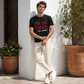 📢📢40% RABATT !!⏰Witziges deutsches Slogan-T-Shirt für Herren, schwarz, Kurzarm, Rundhalsausschnitt