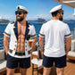 Lustiges T-Shirt für Herren mit „Fake Muscle“-Aufdruck