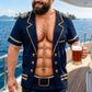 Lustiges T-Shirt für Herren mit „Fake Muscle“-Aufdruck