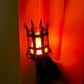 Mittelalterliche Fackel-Wandleuchte im Vintage-Stil mit Flammeneffekt